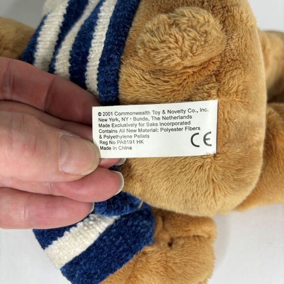 Younkers Collectible Plush Teddy Bear Stuffed Animal Commonwealth 2001 Vintage - Picture 4 of 6